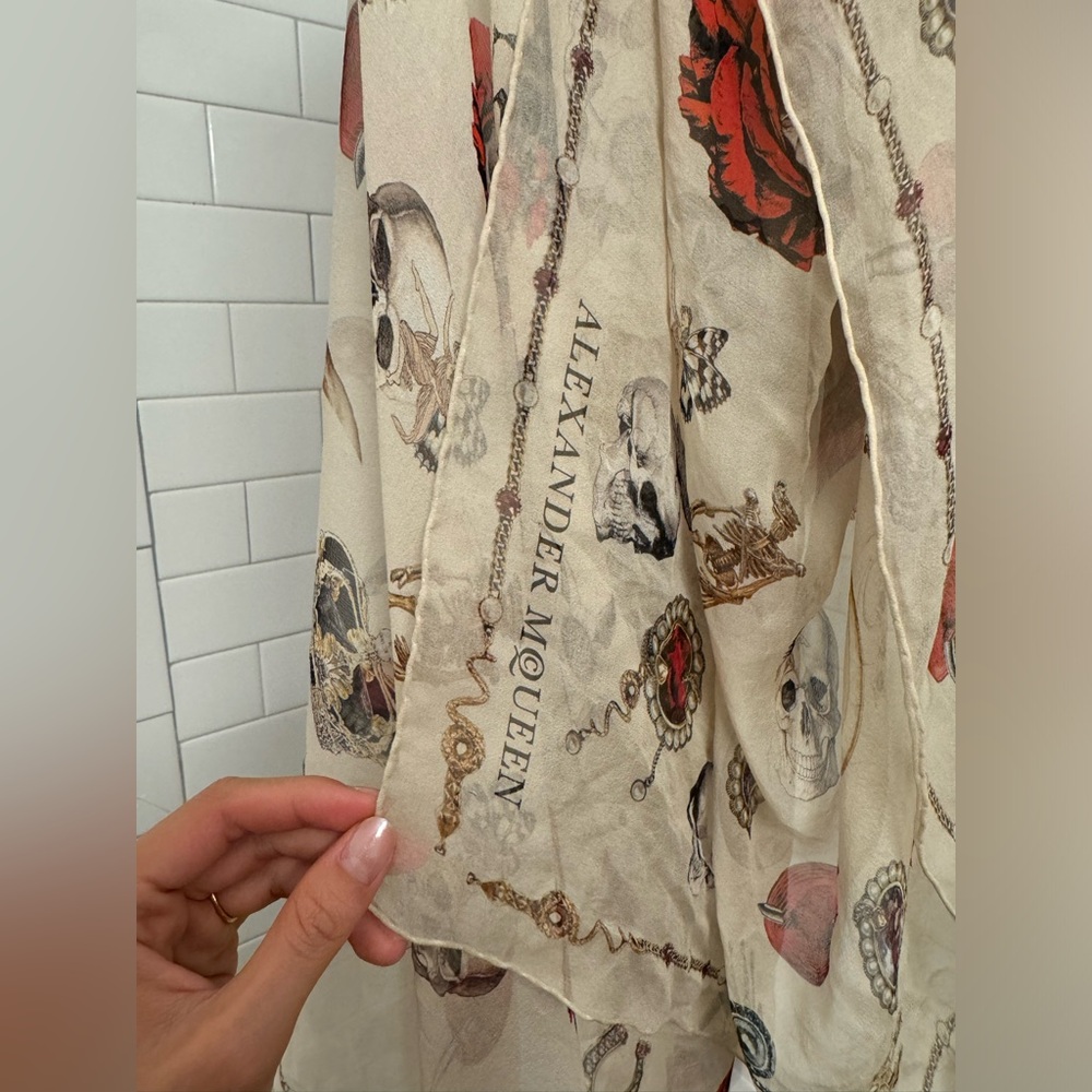 Alexander McQueen Silk Scarf